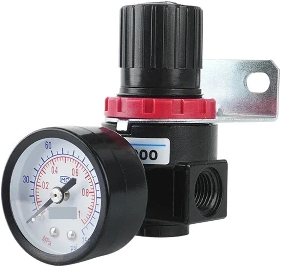 1pc AR2000 air compressor gas pressure adjustable pressure reducing valve pressure gauge(1)