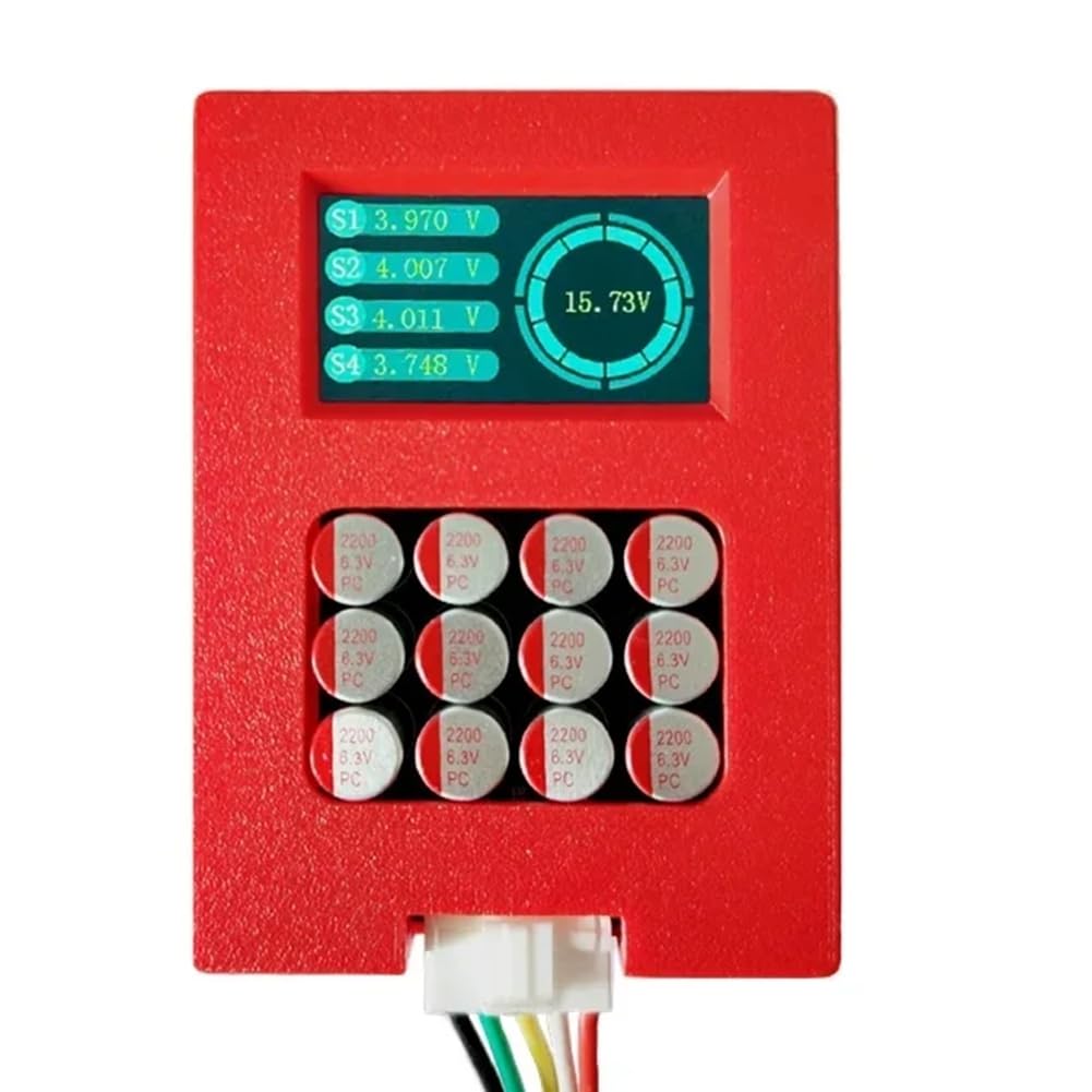 Bilanciatore 3-4S 5A con Display di Tensione TFT Lipo/Lifepo4 Tester di Tensione della Batteria Equalizzatore di Trasferimento di Energia