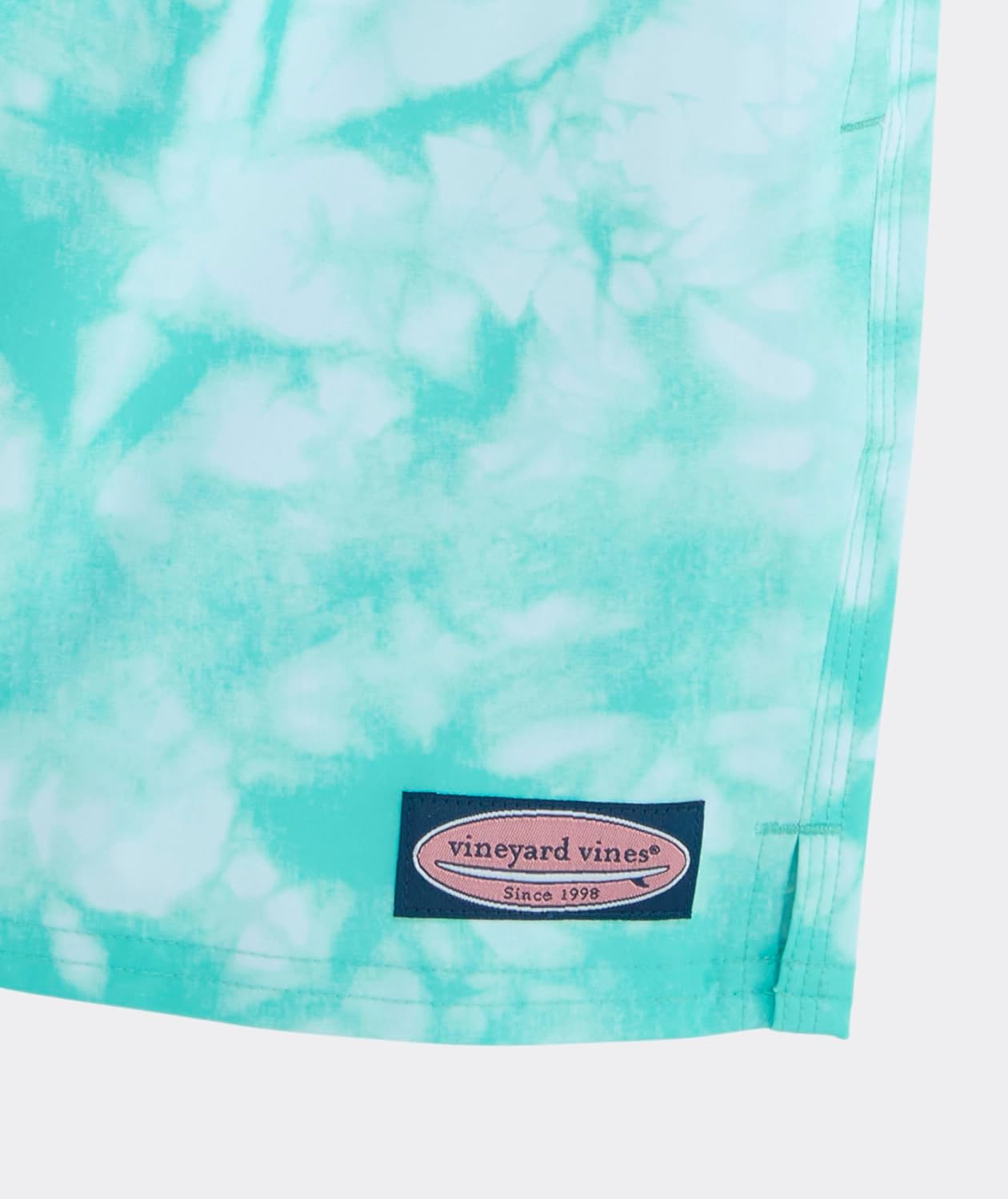 Vineyard Vines Boys' Printed Chappy Swim Trunks, Surfside Turqs, S
