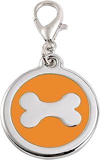 orange dog tag