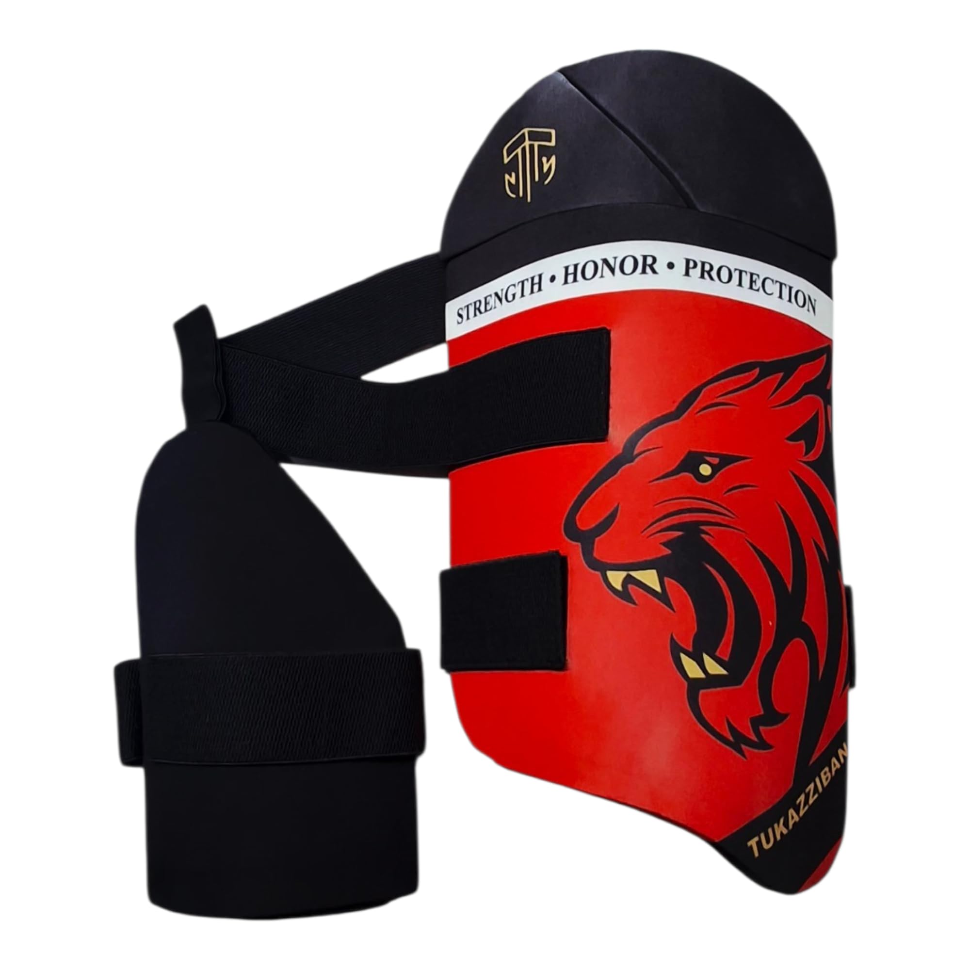 Cricket Thigh Pad Combo for Men | Lightweight 350g Design Premium Fiber Protection Imported 4 Way Lycra Fabric Adjustable Elastic & Velcro Straps-image-47