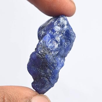 Amazon | 本物のラフブルーサファイア 66.00カラット 天然未加工サファイア ヒーリング クリスタル ルース宝石 ジュエリー用, ジェムストーン, アフリカン-ブルーサファイア | ルースストーン 通販