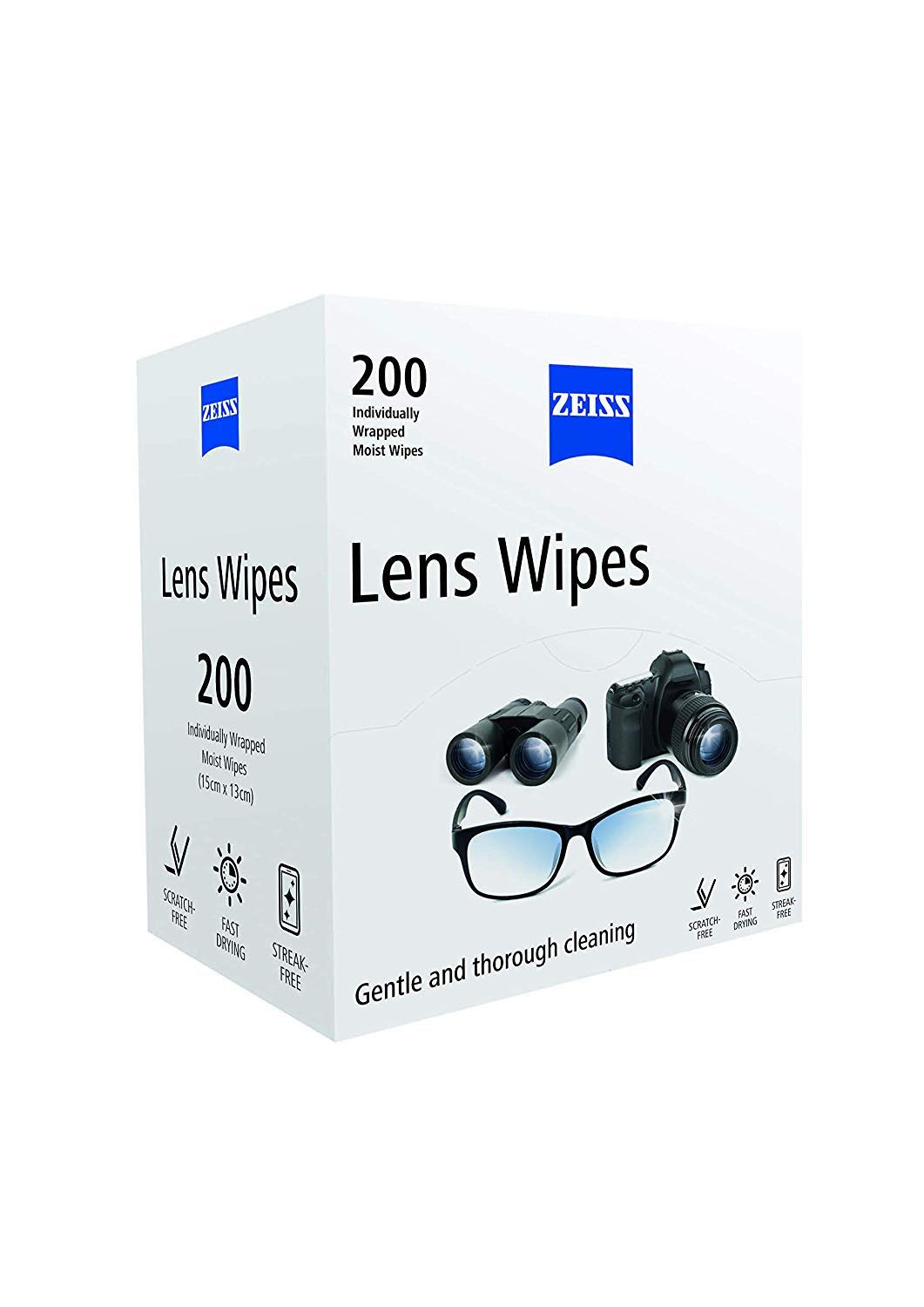 Buy ZEISS Lens Wipes, Lens Cleaner for Glasses, Cameras & Binoculars