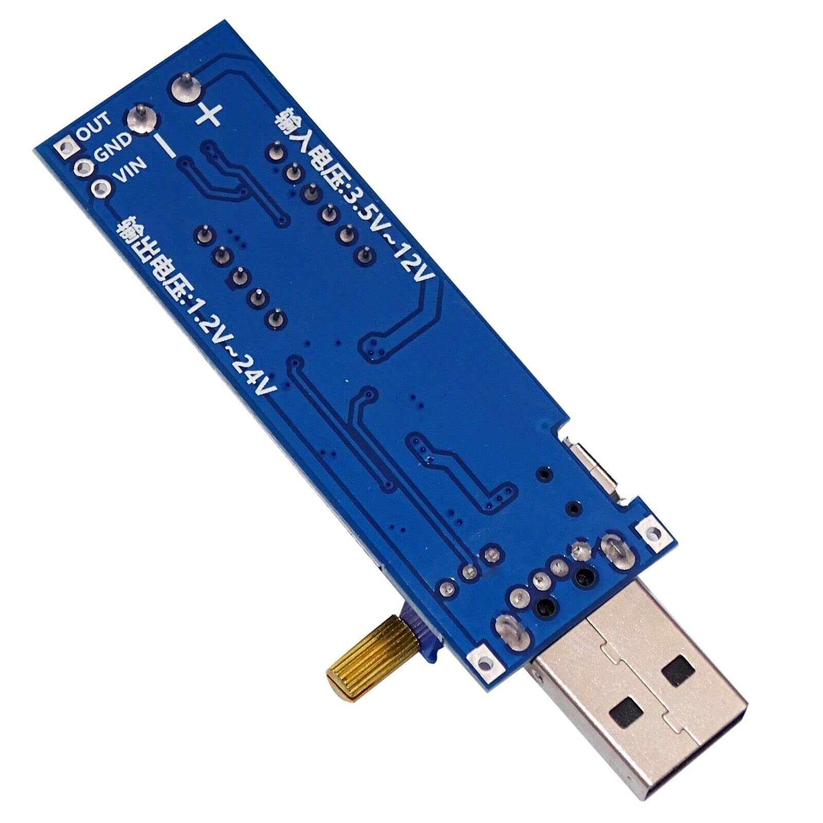 Trasformatore di tensione USB DC Boost Module StepUp regolatore di tensione per Arduino Pi, da 5 V a 3,3 V 9 V 12 V 24 V