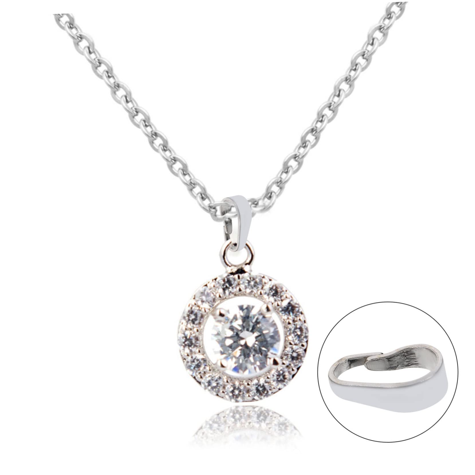 Tofficu 4 Juegos Hebilla Colgante Collar Más Cerca Corchete Anillos Accesorios Manualidades Joyas Plata Conector De Cadena De Cierres Gancho De Seguridad Silver 10 Uds * 4
