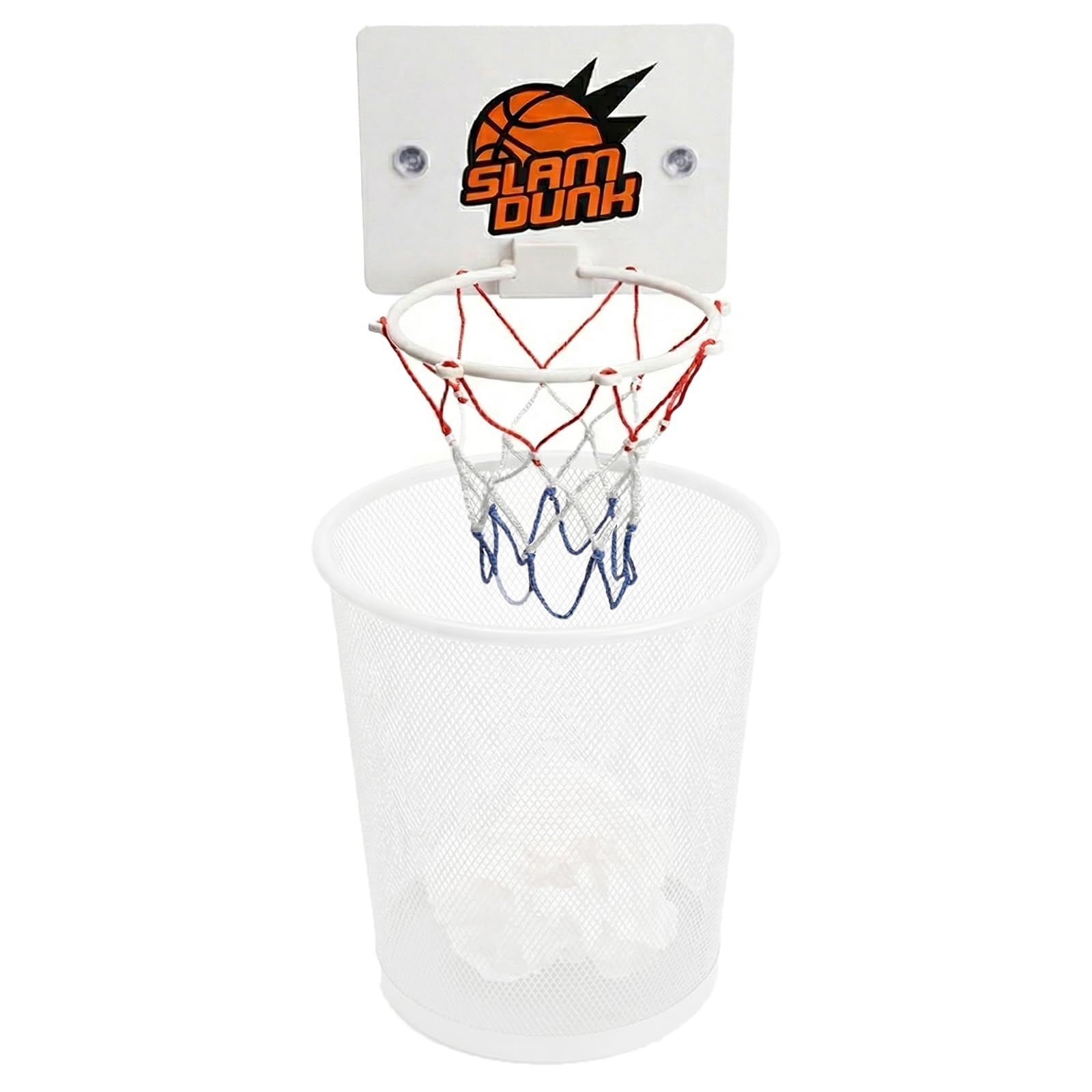 Canasta de baloncesto, papelera decoración baloncesto para habitaciones, Basketball Hoop Bin - Funny Waste Paper Basket for Teenager's Room or Office Perfect Gadget(papelera no incluida)