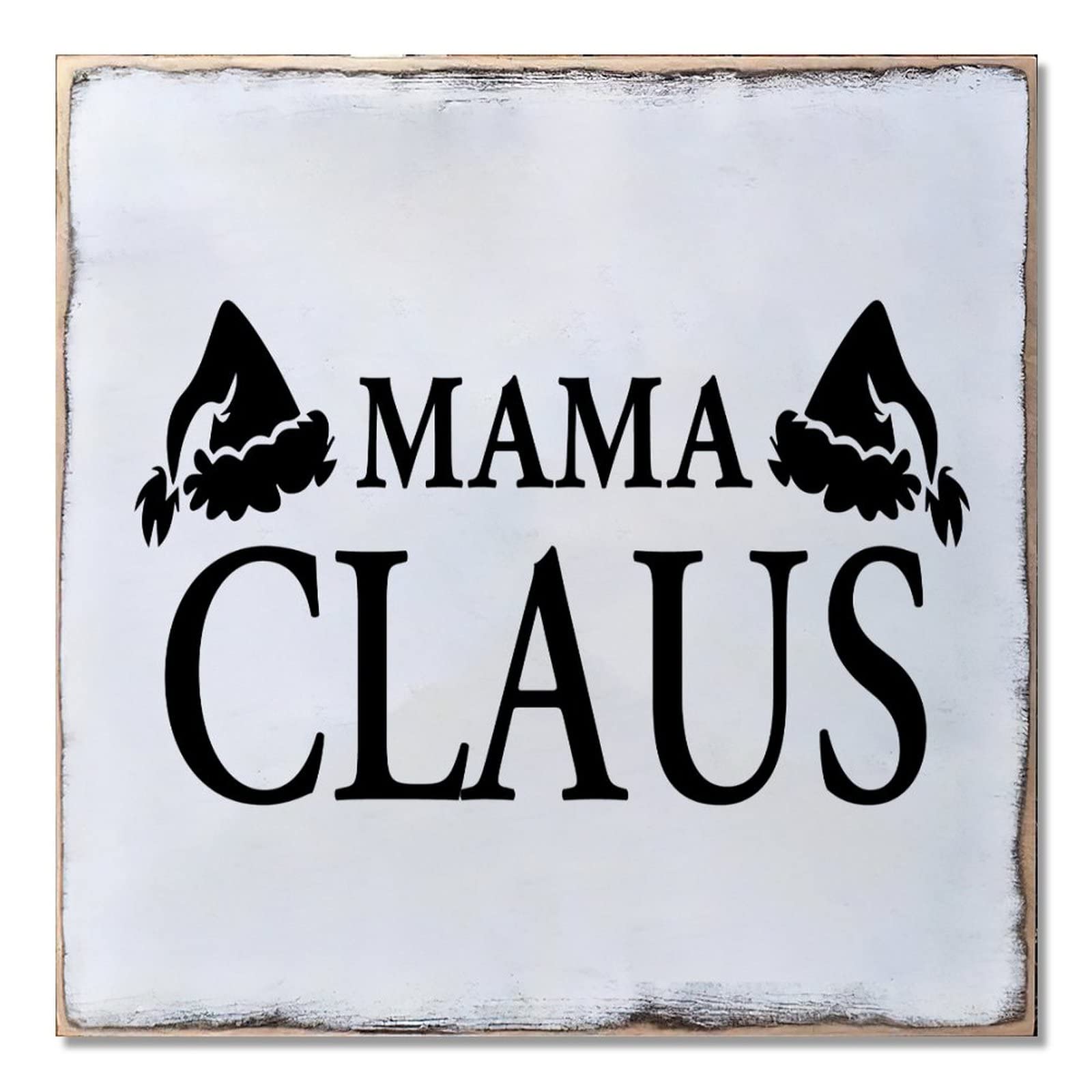 Panneau de Noël Mama Claus pour célébrer la magie des fêtes en famille