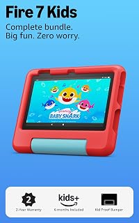 Amazon Fire 7 Kids Tablet Red