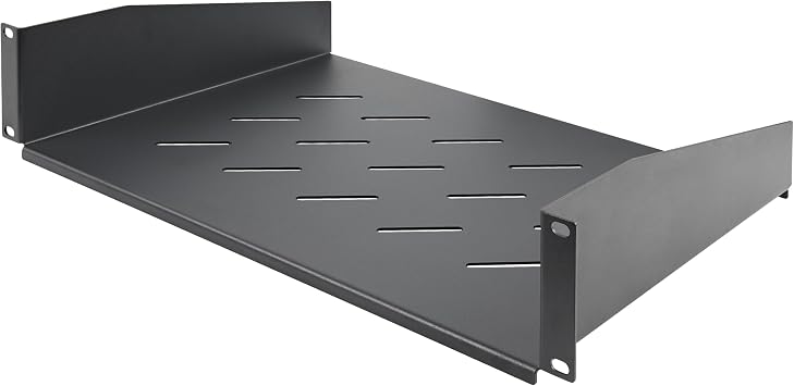 StarTech 2U Vented Server Rack Shelf, 12in, 25lb CABSHELFV2U-12-RACK