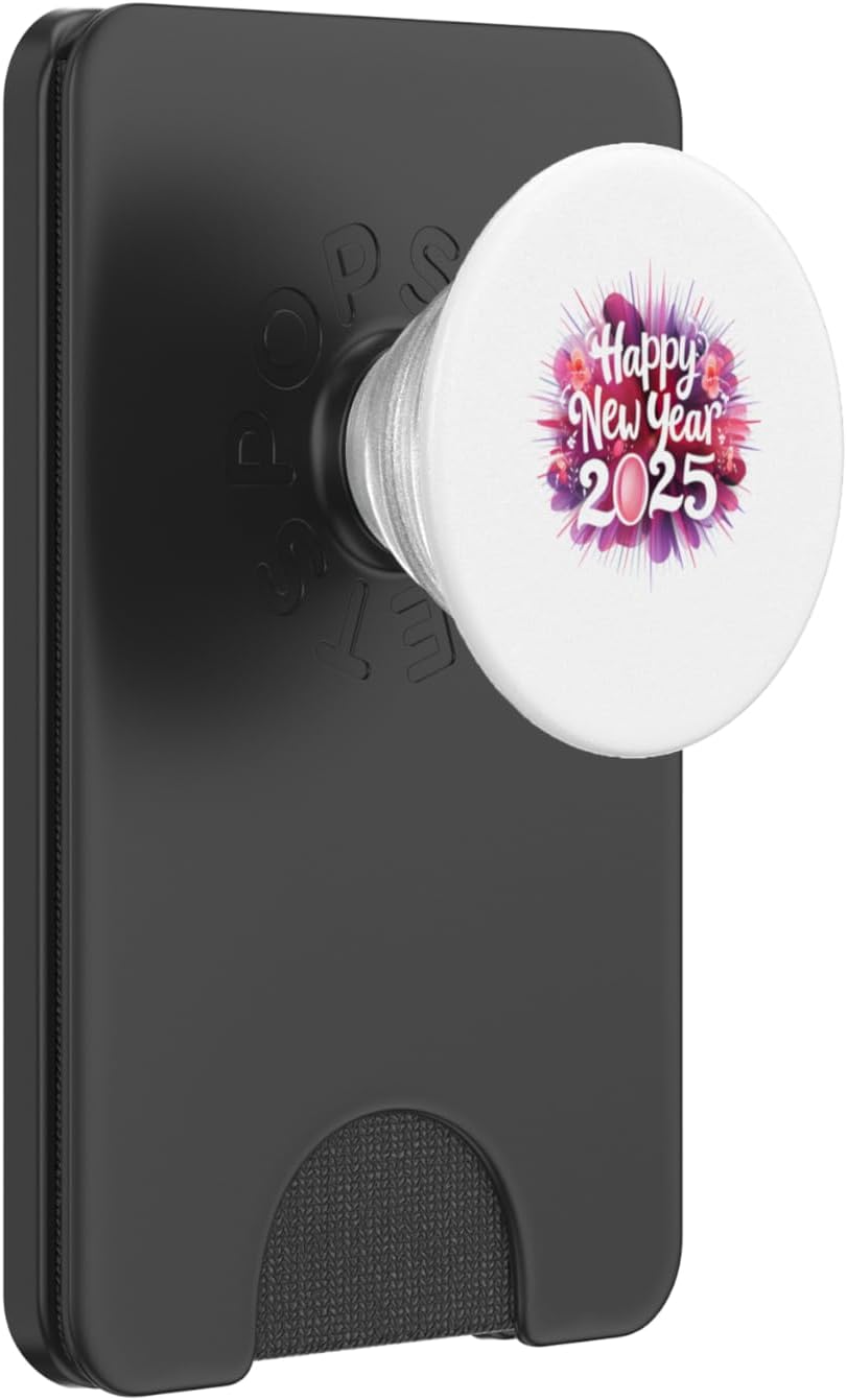 Happy New Year Party Supplies 2025 Family Matching PopSockets PopWallet for MagSafe