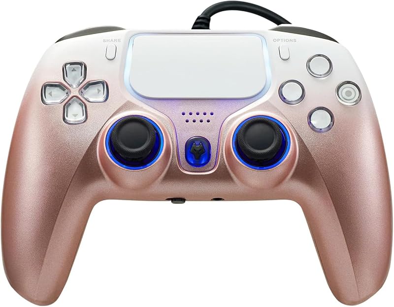 DOYO Wired PS5 Controller, Gaming Controller for PlayStation 5, PC/Steam, PS4 with Dual Vibration, Turbo, Hall Effect Trigger, 3.5mm Audio Jack, 6-Axis Motion Control Gamepad