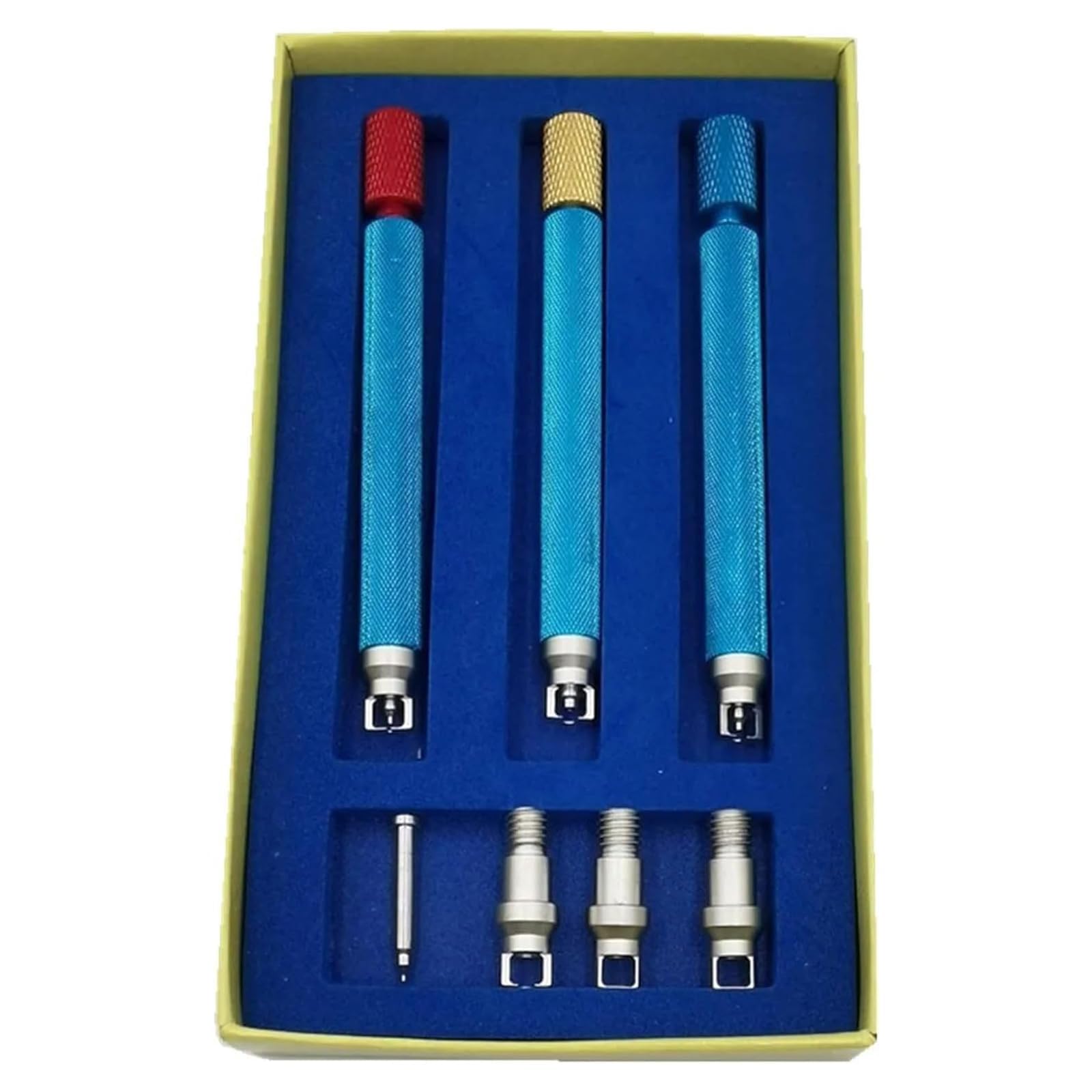 YZDKJZ Precision Watch Repair Tools, Watch Disassembly Tool Kit, Equipped With Three Replaceable Chucks, Pointer Puller Lifter Kit, For Hour/minute/second Hands Of Watches