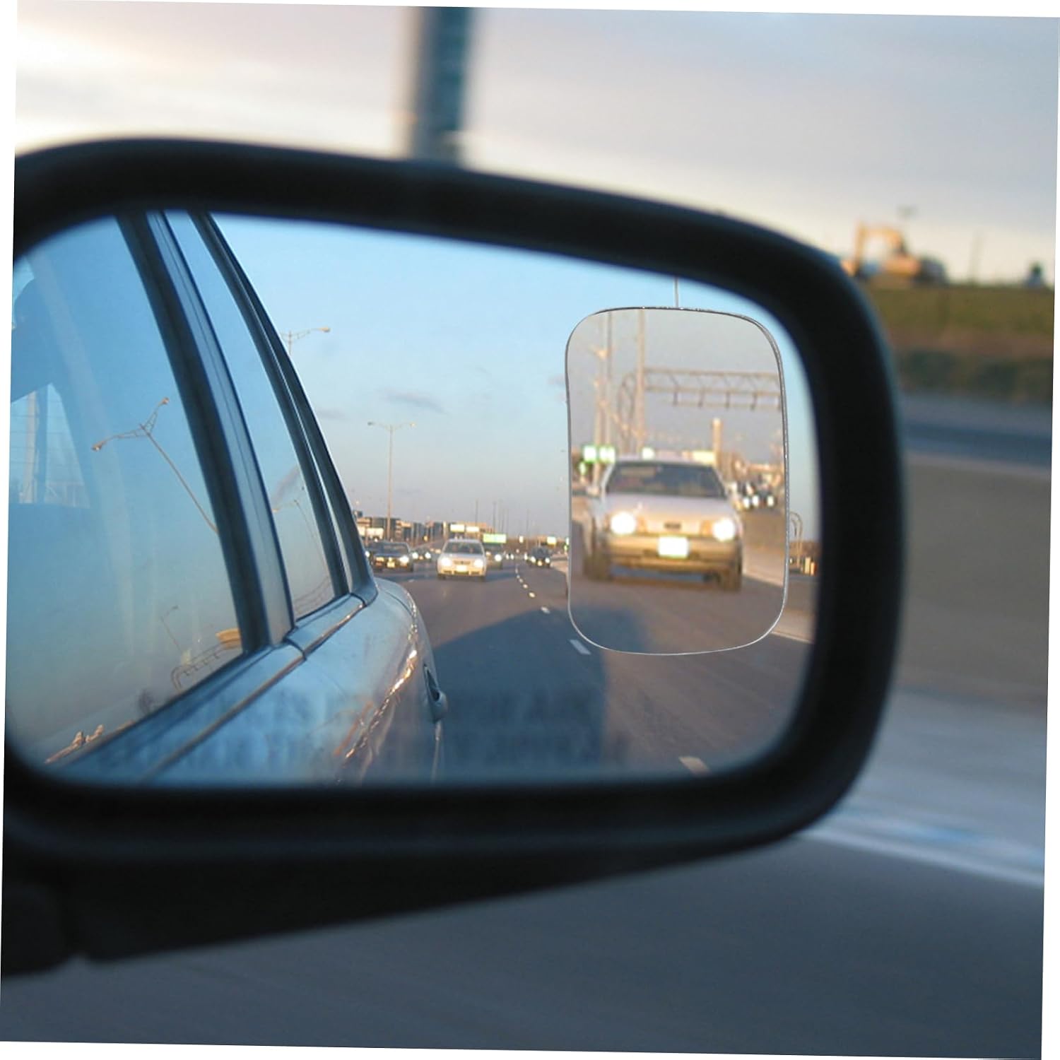 IMIKEYA 1Pair Adjustable Wide Angle Car Mirror Auxiliary Rearview Mirror Lightweight and Durable Solves Driving Blind Spots for Vehicle Safety