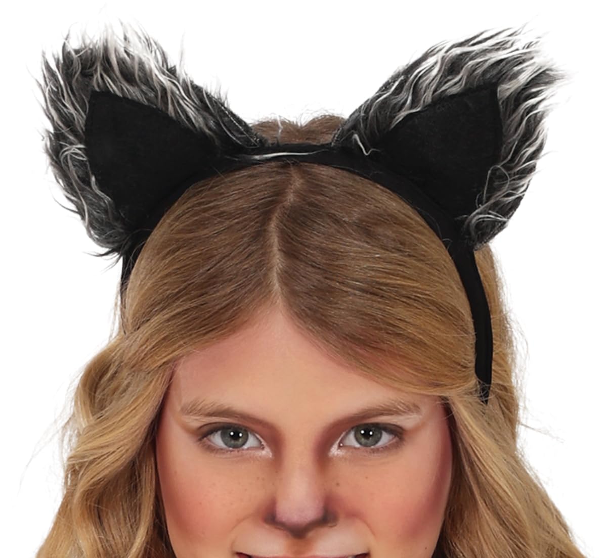 FIESTAS GUIRCA | Werwolf Halloween Kostüm Kinder - Tier Kostüm Karneval Fasching inkl. Oberteil, Gürtel, Haarreif, Handschuhe & Hose - Werwolf Kostüm Mädchen Schwarz Rot