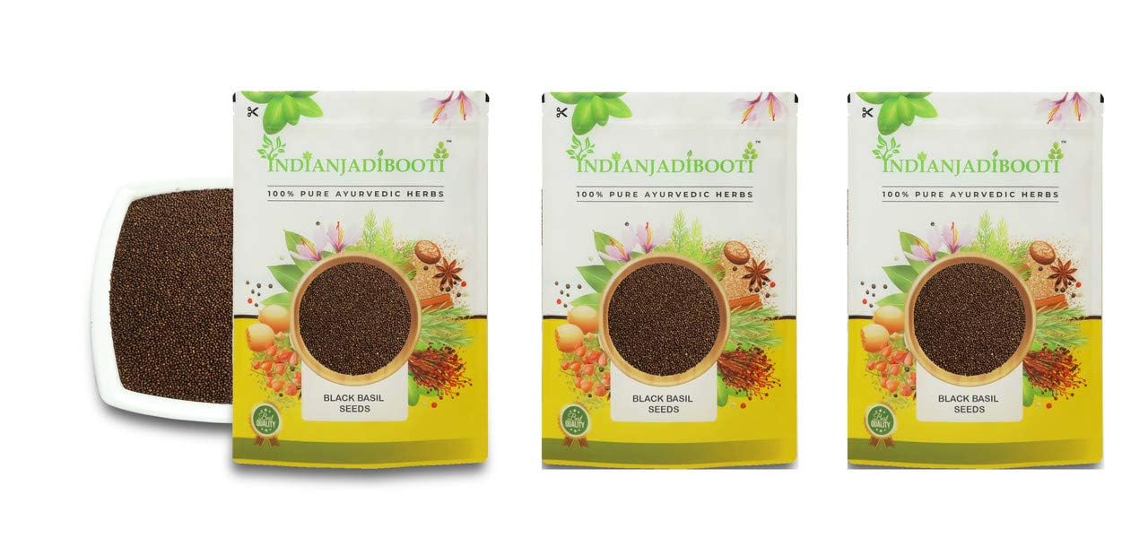 IndianJadiBooti Beej Tulsi - Tulsi Manjari - Krishna Tulsi Seed For Eating And Weightloss - Shyama Tulsi Seeds (Edible) - Krishna Basil Seeds - Kali Tulsi Beej Sanctum, 3 Packs Of 900 Grams (B08Y77XZG7) Amazon Price History, Amazon Price Tracker