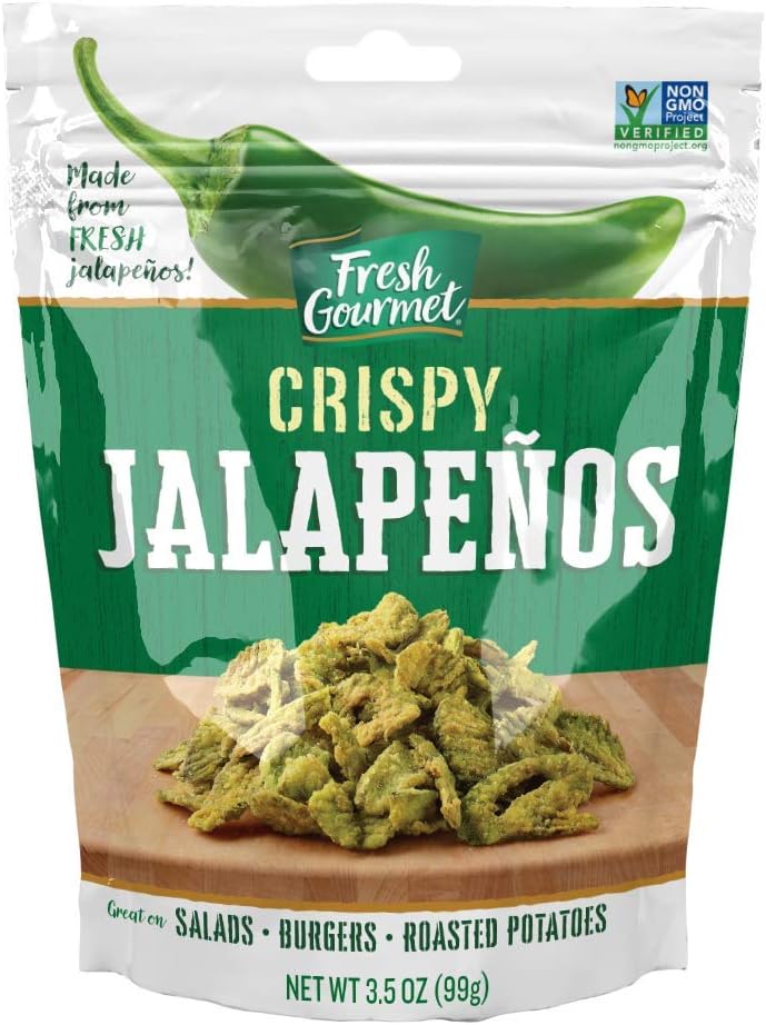 Fresh Gourmet Crispy Lightly Salted Jalapenos Low Carb