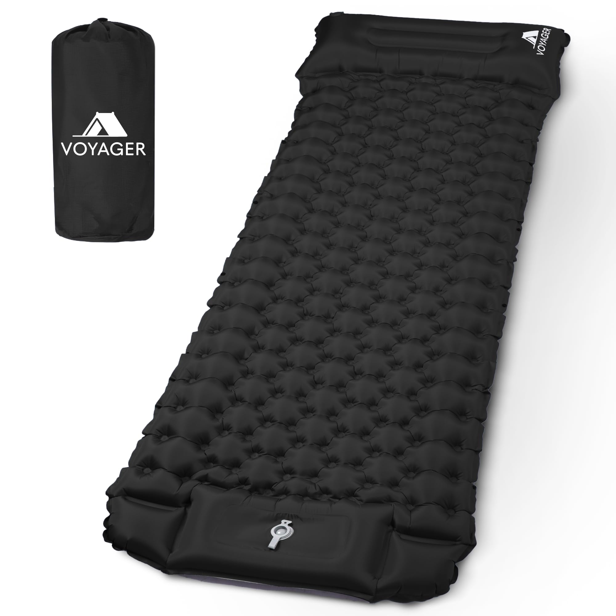 Voyager Camping Mat - Single - True Black