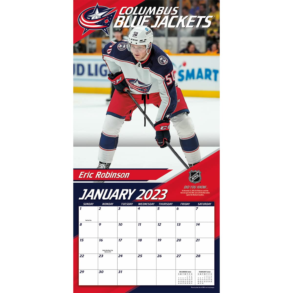 TURNER SPORTS Buffalo Sabres 2023 12X12 Team Wall Calendar (23998011933