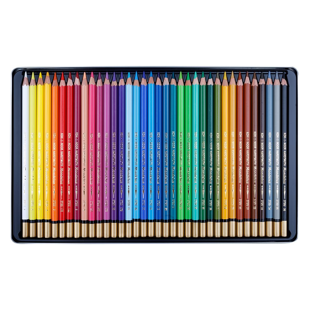 Koh-I-Noor Mondeluz acerellable Buntstifte 36-pack Metall in verschiedenen Farben Multicolour sortiert