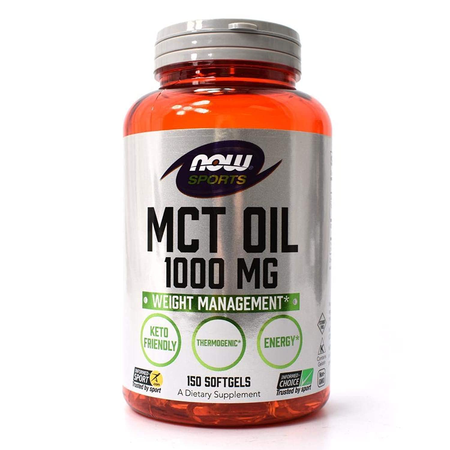 Now Sports, MCT Oil, Weight Management, 1,000 mg, 150 Softgels