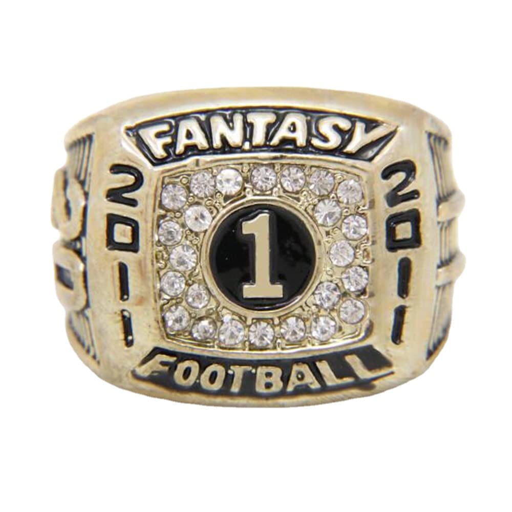 Kuseli 2011 Fantasy Football Championship Ring WINIER Trophy Prize for Men's Commemorative Gifts (Without Box)