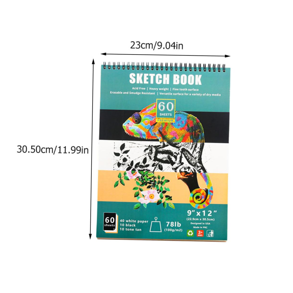 NUOBESTY Lápices de Dibujo Profesional para Adolescentes, 1 Set | Diseño Portátil y Ligero, Materiales Nylon, Madera, Metal y Papel, Ideas para Navidad, Cumpleaños y Año