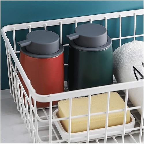 Miniatura 4 de AVEO Dispensador de jabón redondo de cerámica, bomba líquida recargable, botella de loción de champú, ideal para baño, encimera, cocina, cuarto de