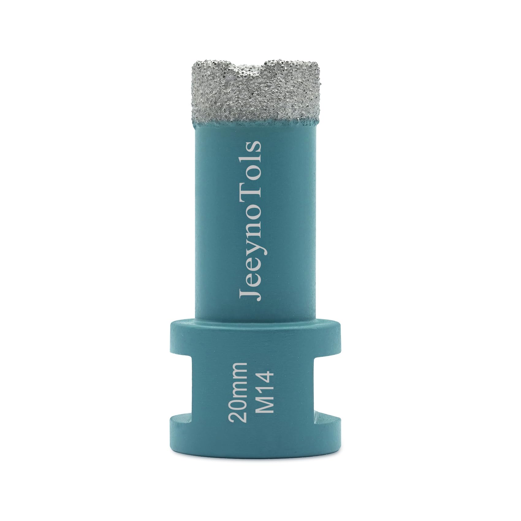 JeeynoTols Dry Diamond Core Drill Bit 20mm - Tile Drill Bit Porcelain Ceramic Tile Granite Marble Hole Saws with M14 thread