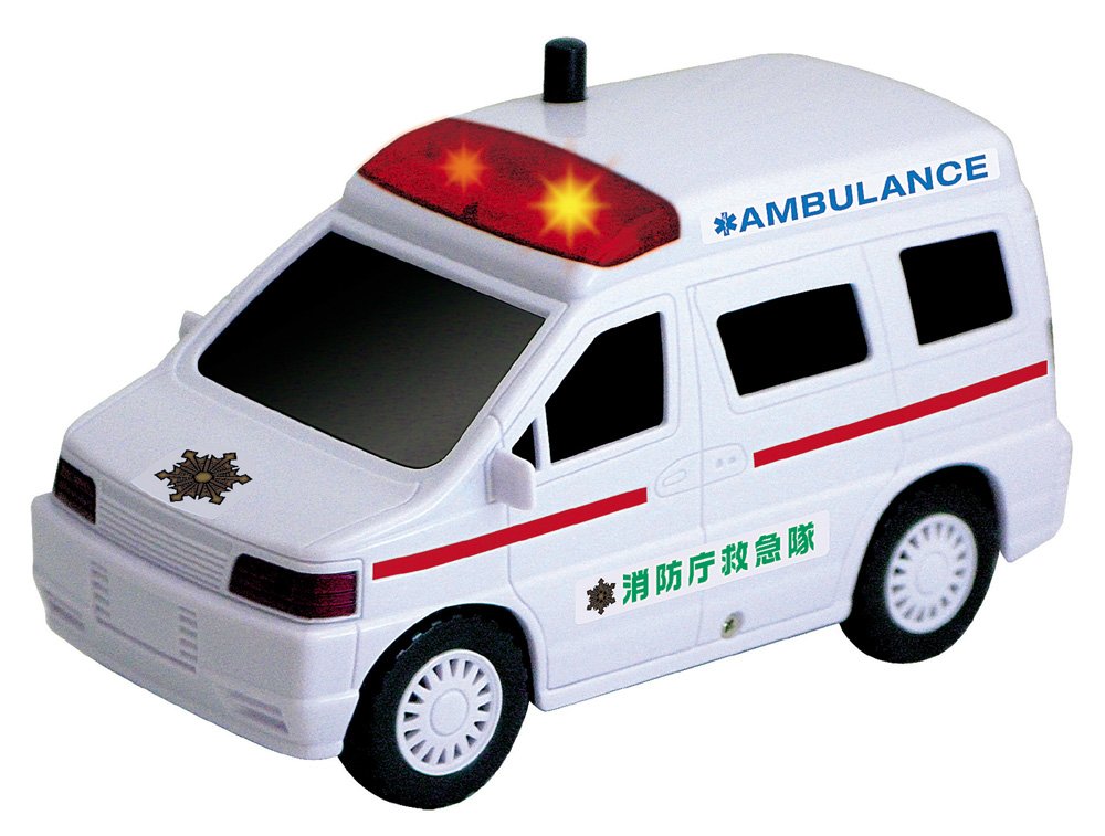 さくらミニカー 救急車 ピカピカシリーズ レトロ 箱付き サクラペット スカイライン救急車 - メルカリ