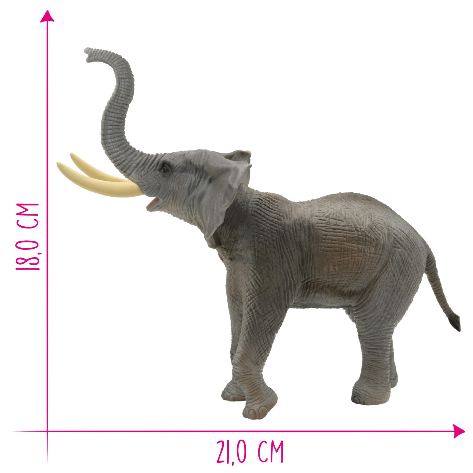 Amazon.co.jp: ブーリー ゴム製フィギュア サファリの動物たちシリーズ