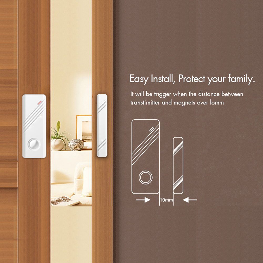Wolf-Guard 433MHz MC-03B Sensore finestrino per sistema Home Guard (white 3)