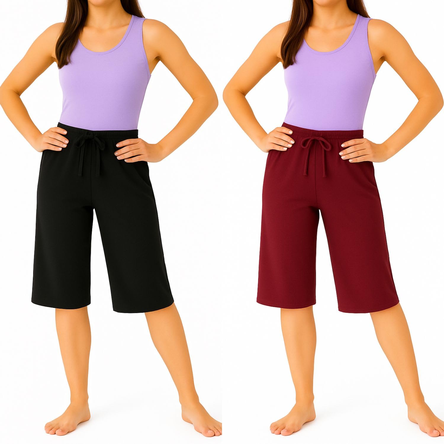 Women's Loosefit Yoga Pants for Girls 2Pack-picture-51