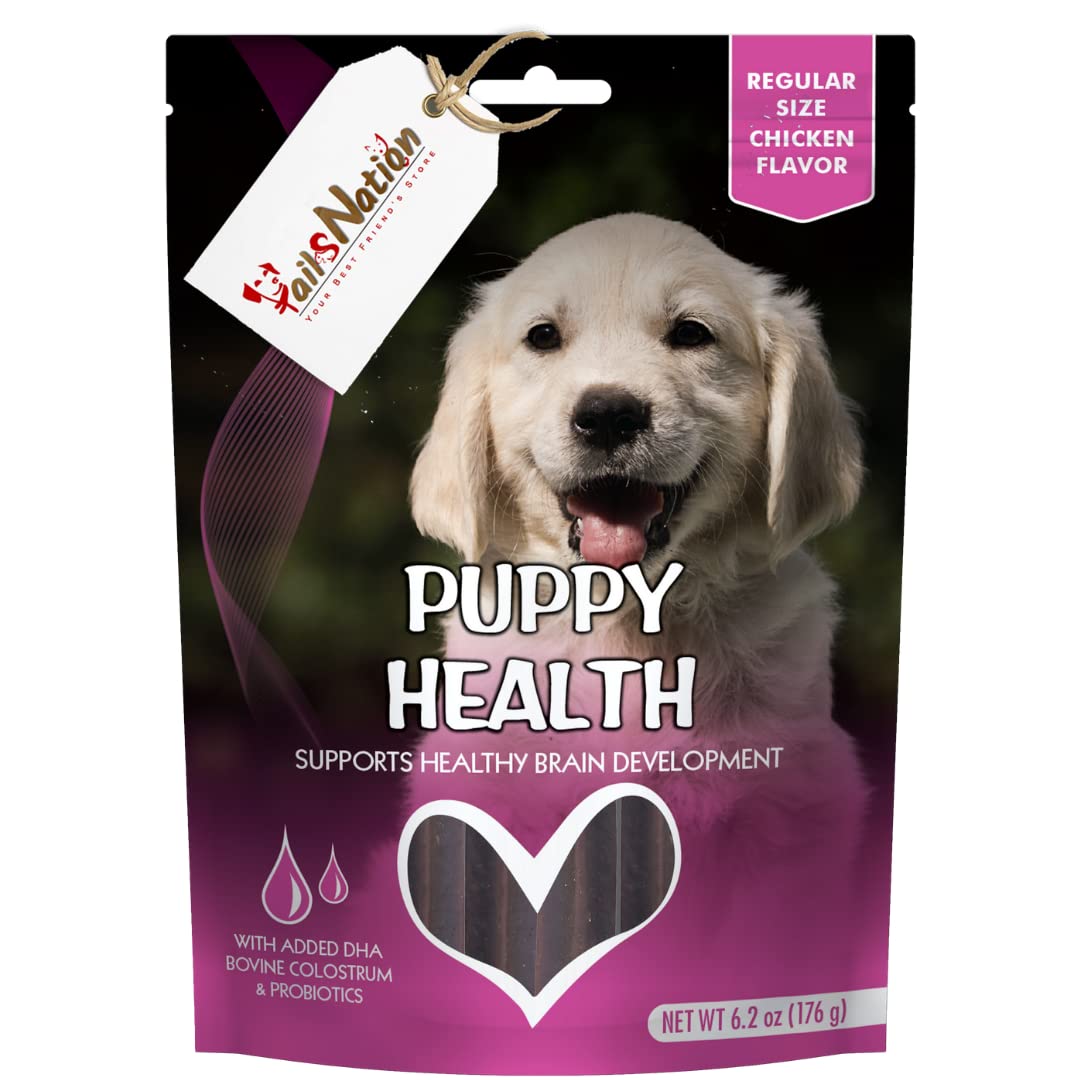 Tails Nation X Get Naked Treats (Puppy Health Sticks - Supports Healthy Brain Development with Added DHA Bovine Colostrum & Probiotics 176gm (Regular Size | Chicken Flavour)) (B0B1M44DPW) Amazon Price History, Amazon Price Tracker