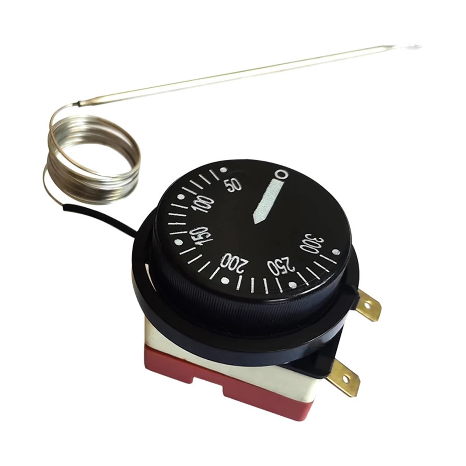 Termostato de Horno con Perilla giratoria y Base de cerámica, Interruptor de Temperatura del Calentador de Agua de 50-300 Grados Celsius, 220V CA 16A