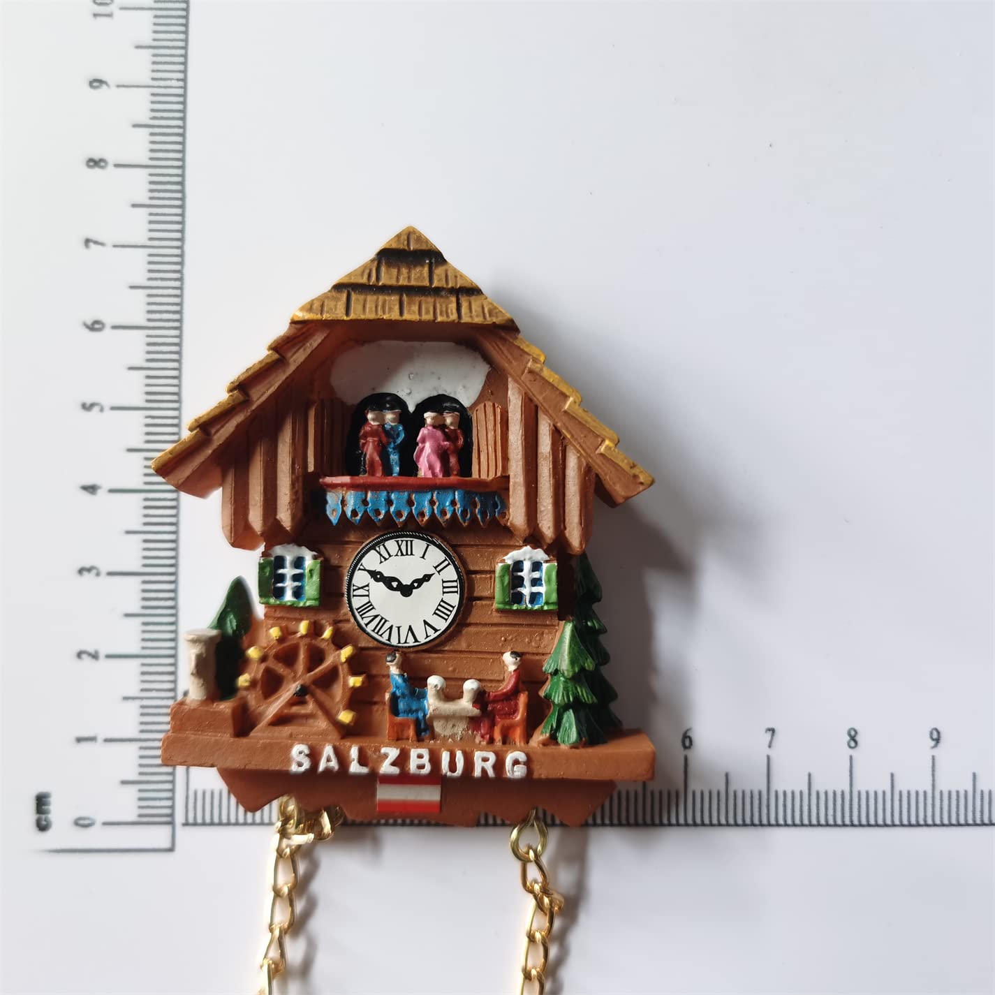 Orologio a cucù Austria magneti 3D per frigorifero, souvenir