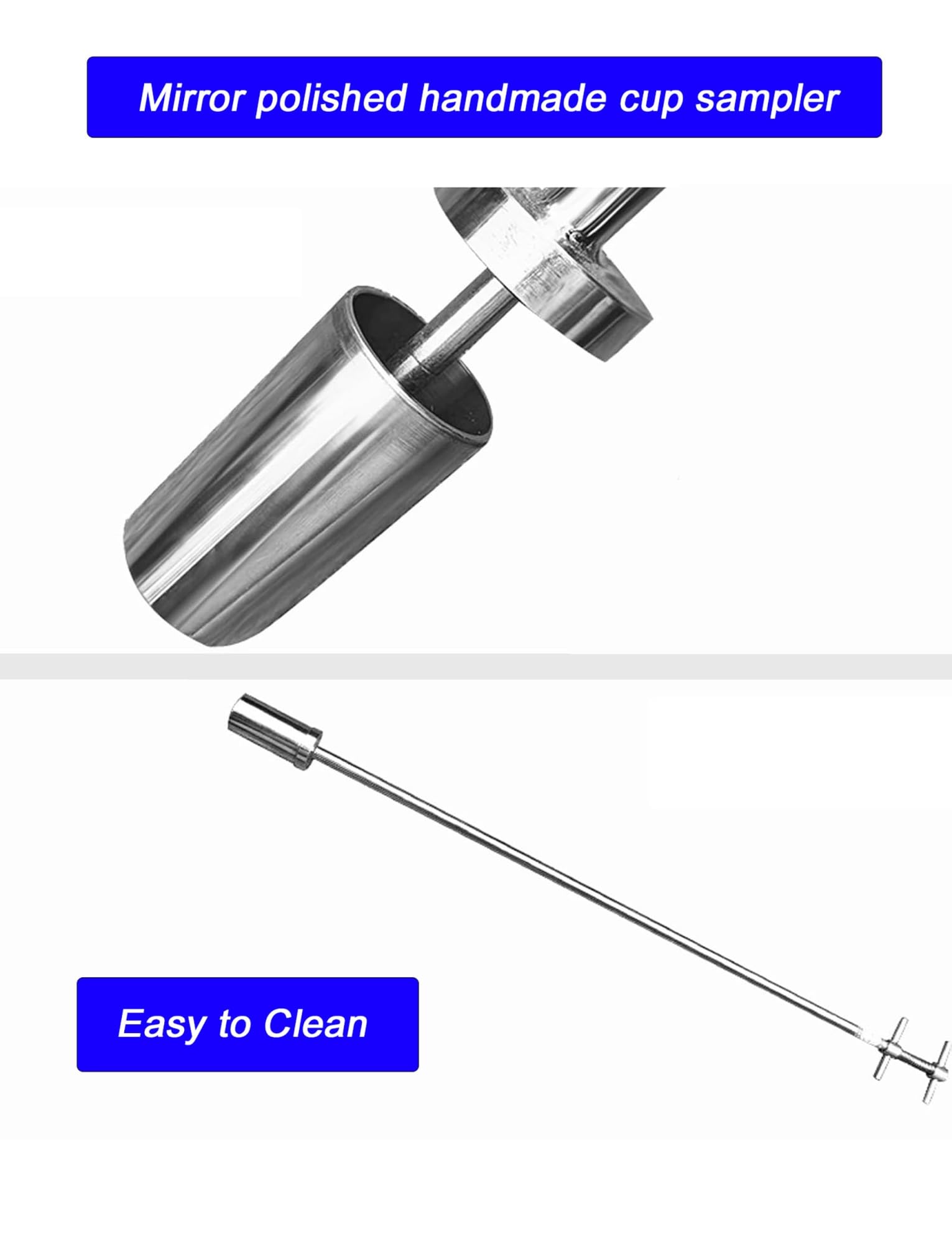 Muestreador de líquidos viscosos de 100 ml/200 ml for laboratorio e industria.(200ml,50cm)