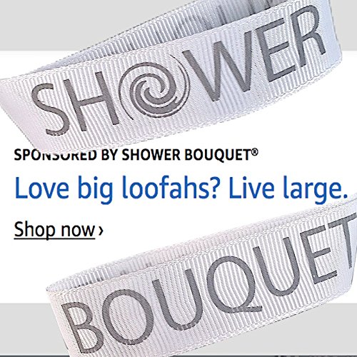 image for Loofah Bath Sponge XL 75g Soft Set by Shower Bouquet: 4 Pack Pastel Co