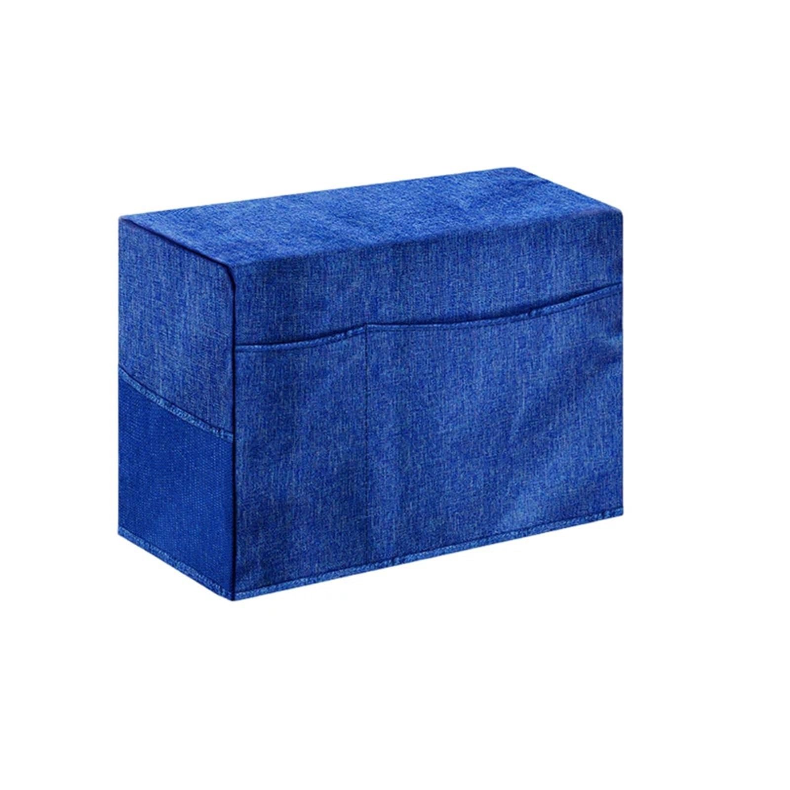 Bolsa para Máquina De Coser Funda for máquina de Coser con Bolsillos de Almacenamiento Universal for Tejer Tijeras prensatelas Protector for máquina de Coser doméstica(Blue)