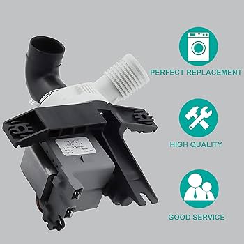 り　Ameri BASIC INSIDE PUMPS Amazon.com: AMI PARTS W10409079 W10403802 Washer Drain Pump