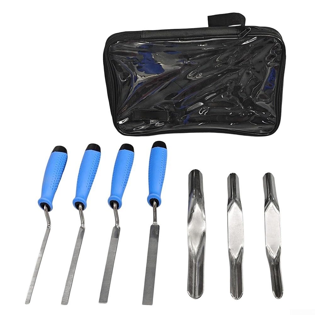 Truelle de jointoiement d'angle lot de 7 pour finir sans traces le plâtre et le ciment