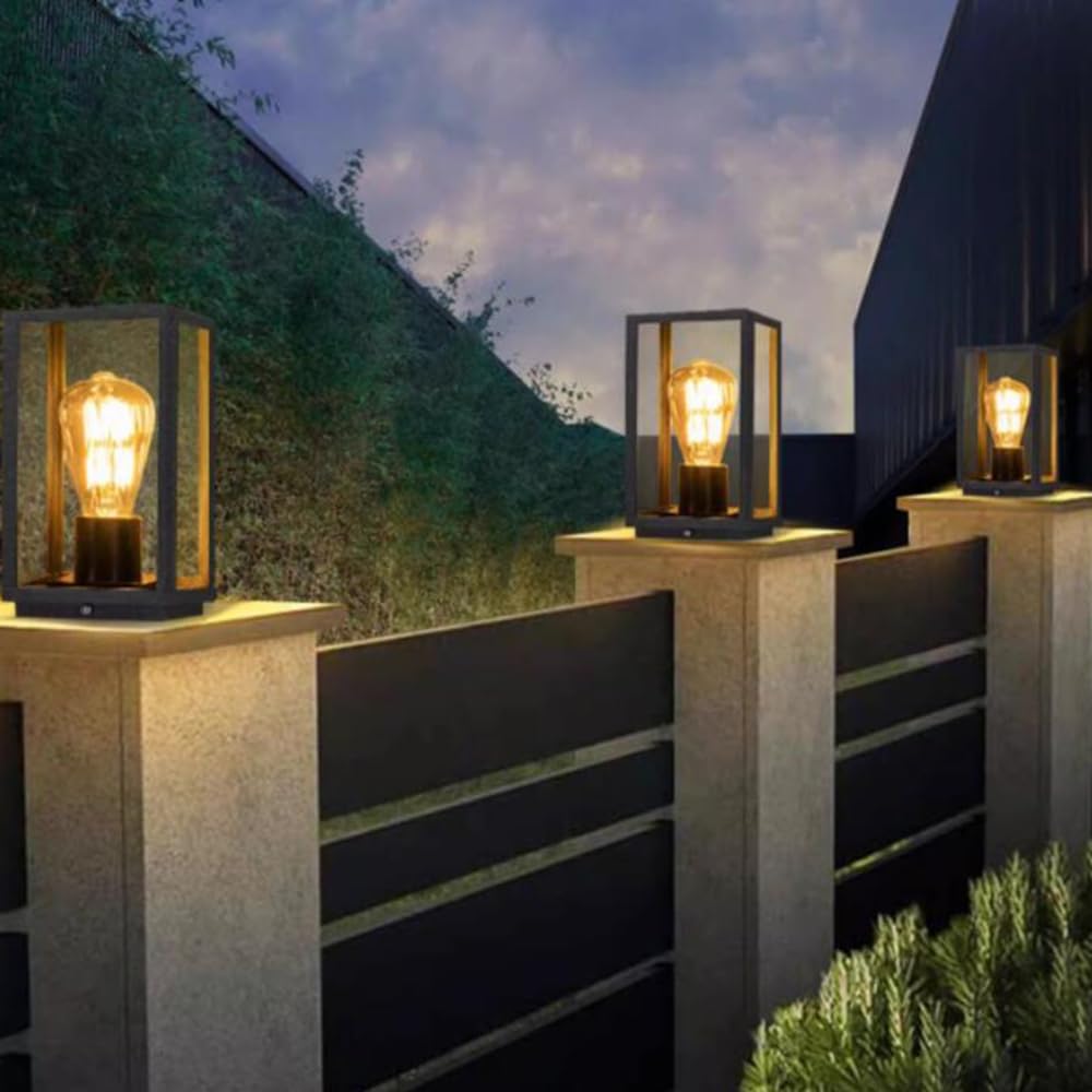 Antyczna Lampa Kolumnowa Zewnętrzna Wodoodporna Nowoczesna Lampa Ogrodowa Nowoczesne Wejście Na Podwórko Zewnętrzne Lampy Kolumnowe Nad Pocztą Elektroniczną Dekoracja Kolumnowa KNBVFHG