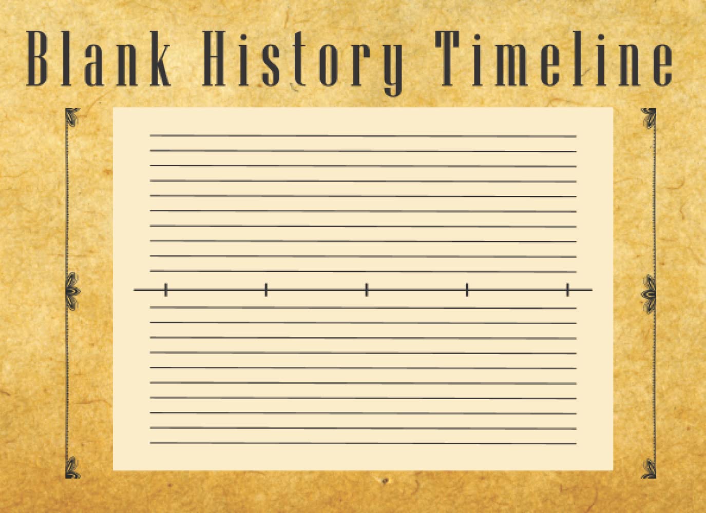Blank History Timeline Book: Homeschool History Book of Centuries | Graph Paper Journal for Recording History Studies | Timeline book of World History | Create Your Own Record of History