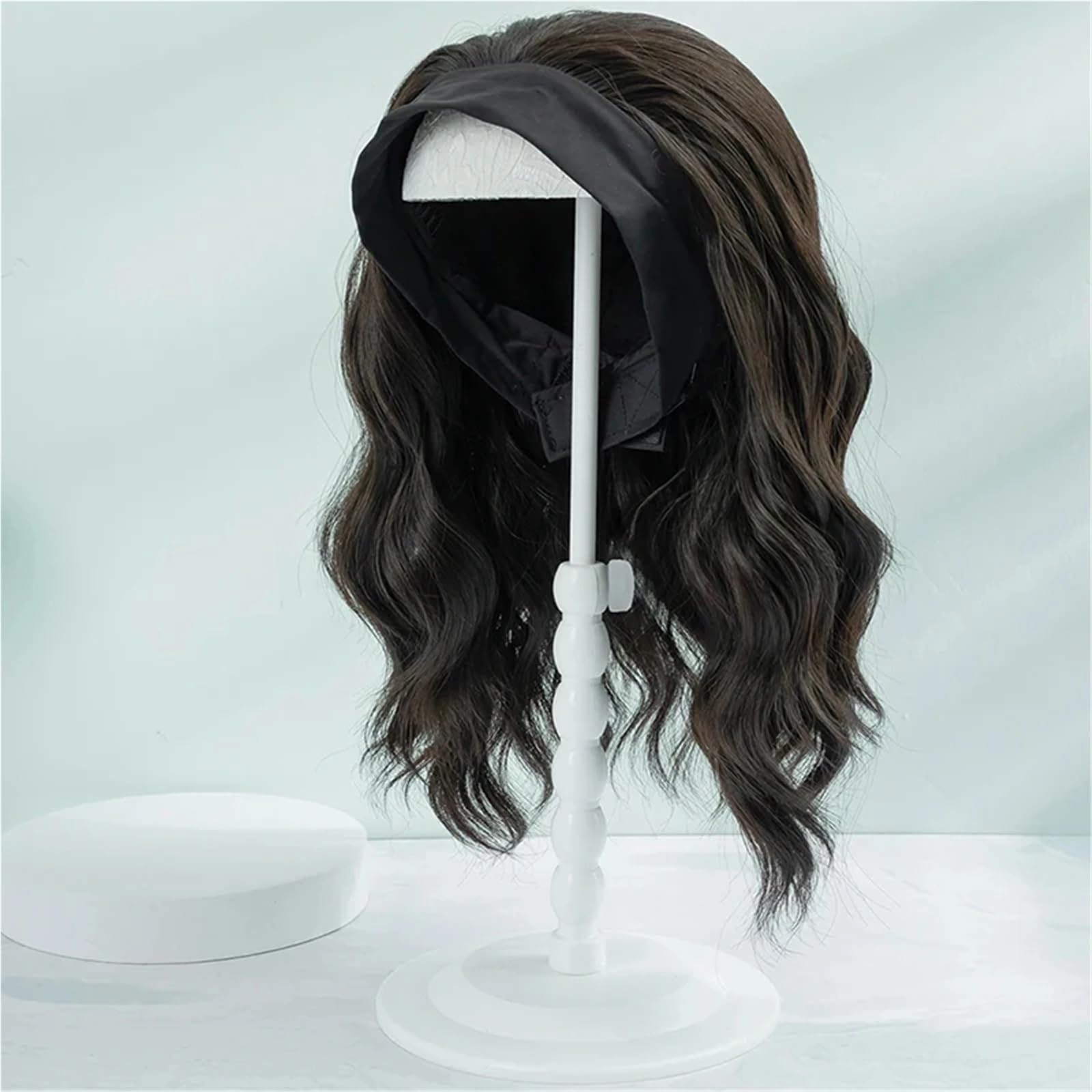 Perückenständer, höhenverstellbar, Hut-Display, tragbare Perückenkopfhalter, Kunststoff-Perückenständer for Styling, Perücken-Haartrocknungs-Display Für Kosmetologie