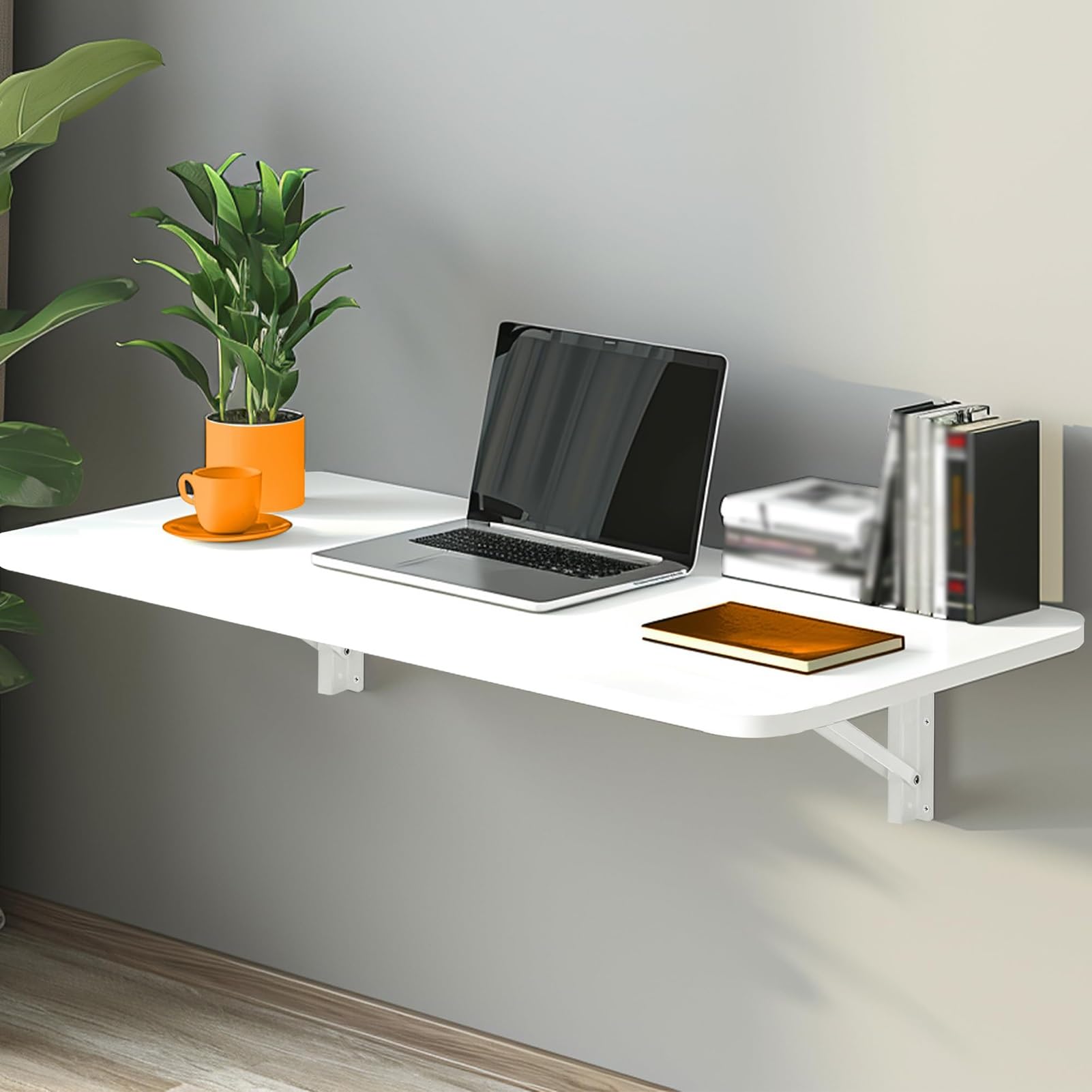 Banco da lavoro pieghevole per garage, casa, ufficio, cucina e sala da pranzo, salvaspazio (120 x 40 cm) per una facile conservazione e nizzazione