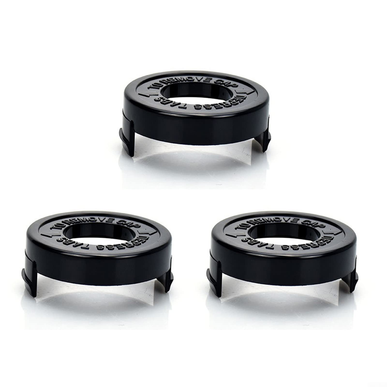 3 Pack Trimmer Spool Cover Cap Fits For Black & Decker GLC12 GL250 GL360