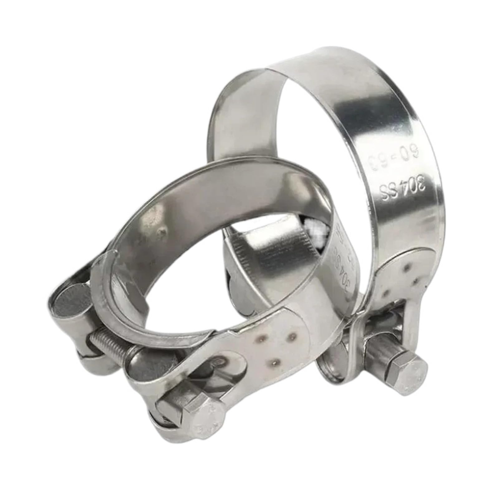 Hqycl One Color 304 Stainless Steel Powerful Hose Pipe Tube Clamps Exhaust Air Water Pipes Durable Sealing Powerful Strength Repair Welding Tool(29-31Mm)