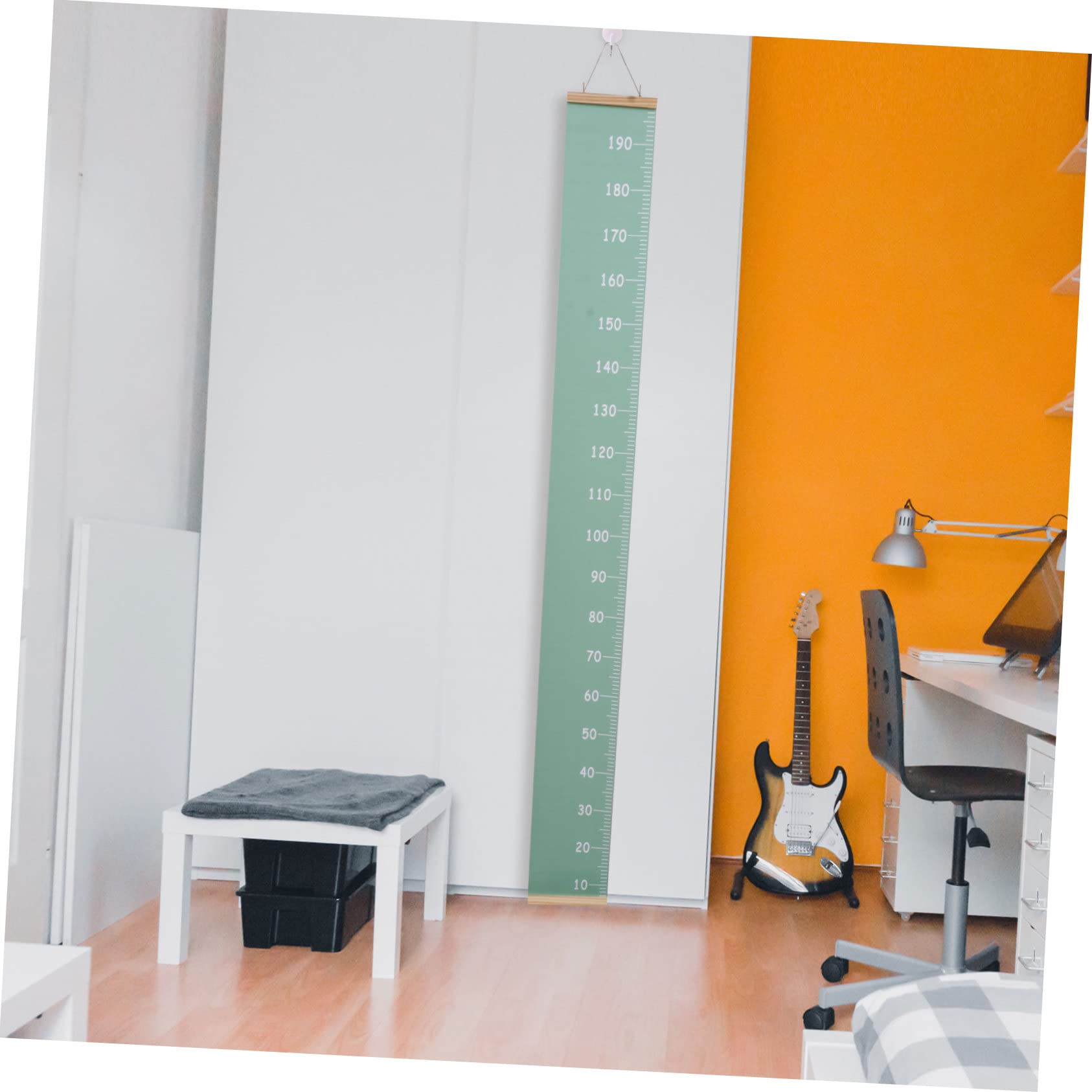 VICASKY 4piezas Regla Colgante De Medición De Altura Para Niño Niña Decorativa y Práctica Crecimiento Infantil Casa Medidor Ecológico Lienzo Adorable Decoración Para Habitaciones De