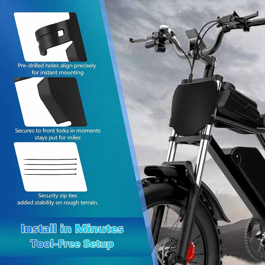 Ebike Platte, Frontplatte für Ebike, zur individuellen Fahrt, langlebig, PE 79bike, Modifikationslizenz, Downhill Nummer