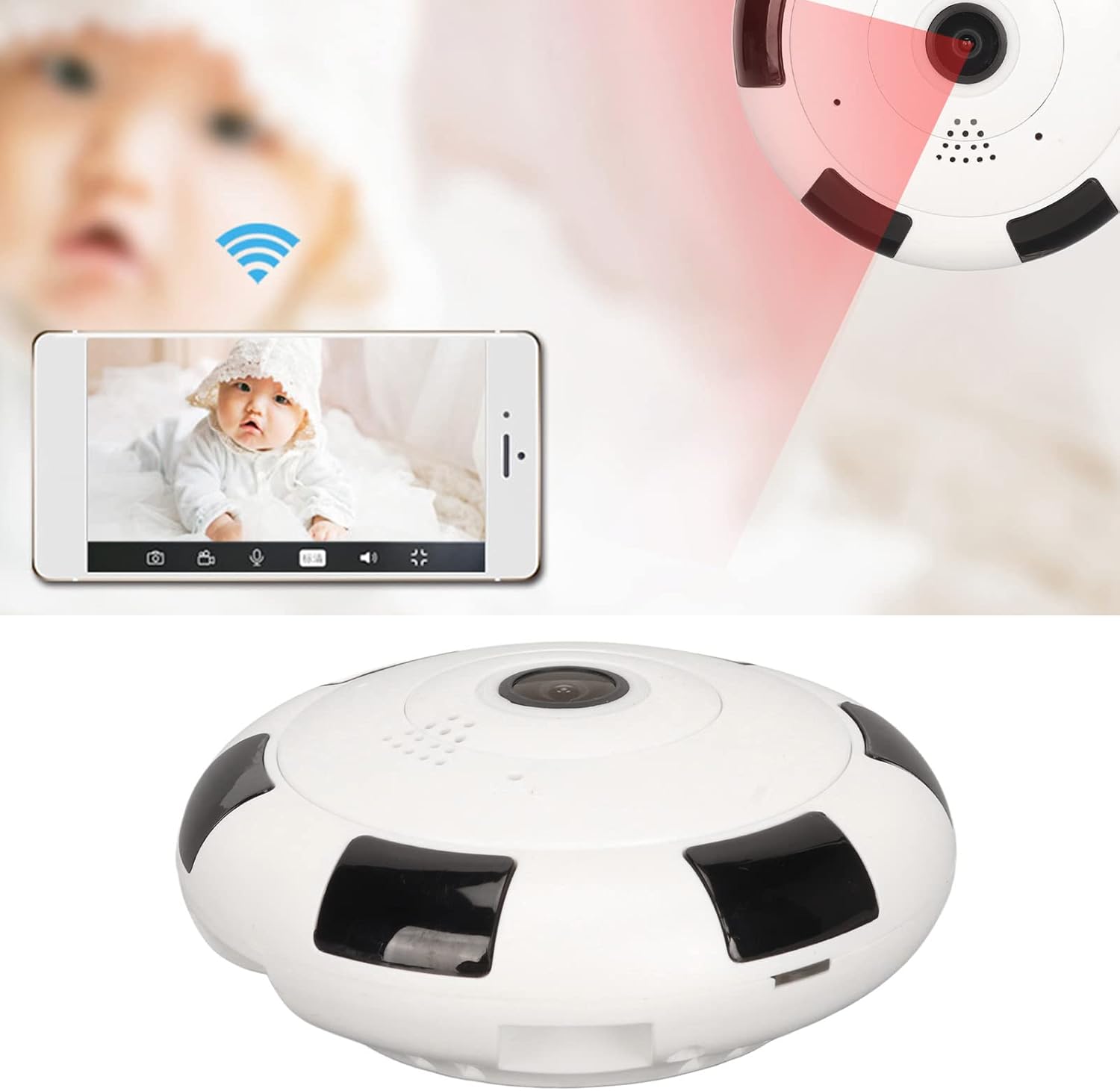 Jiawu Fisheye Camera motion detection alert