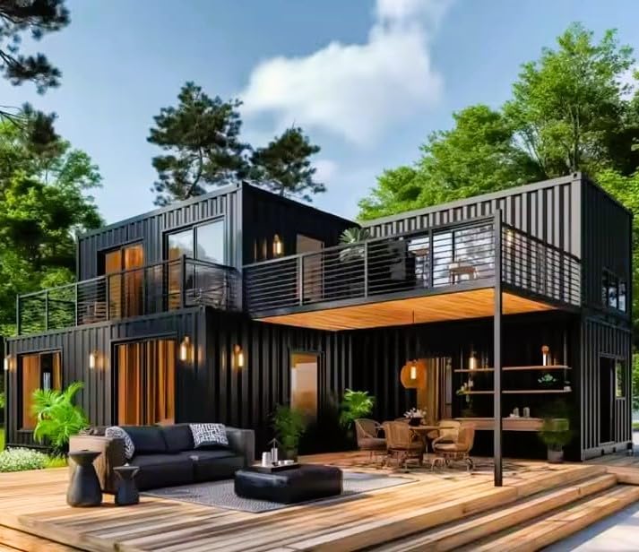 Casa de lujo prefabricada con terraza y 2 dormitorios por 11063,92€